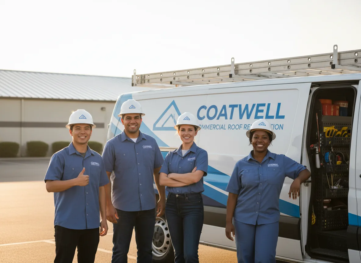 Commercial roof coating company in Stevensville, MI
