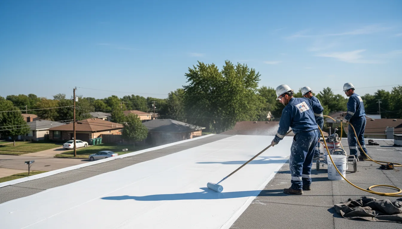 Commercial roof coating in Stevensville, MI near me